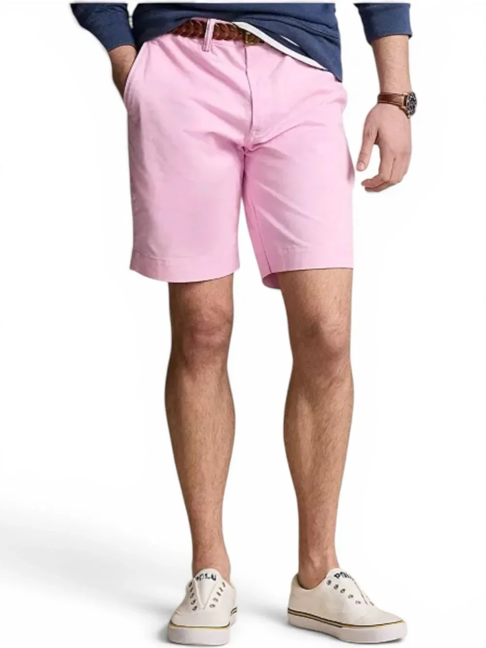Polo Ralph Lauren Stretch Straight Fit Chino Shorts Pink Size 30 NWT